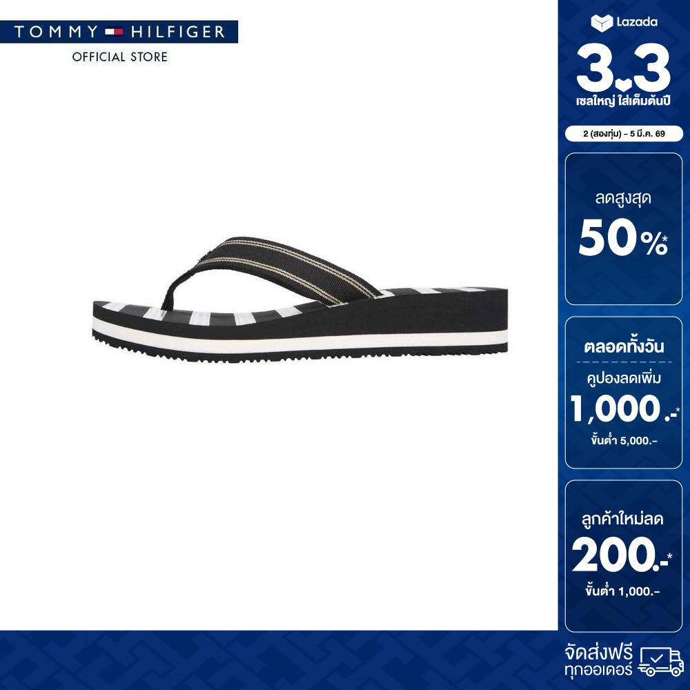 Tommy Hilfiger Women Flip Flop Model FW0FW08857 BDS - Black ราคา 1,434 บาท*ส่งฟรี