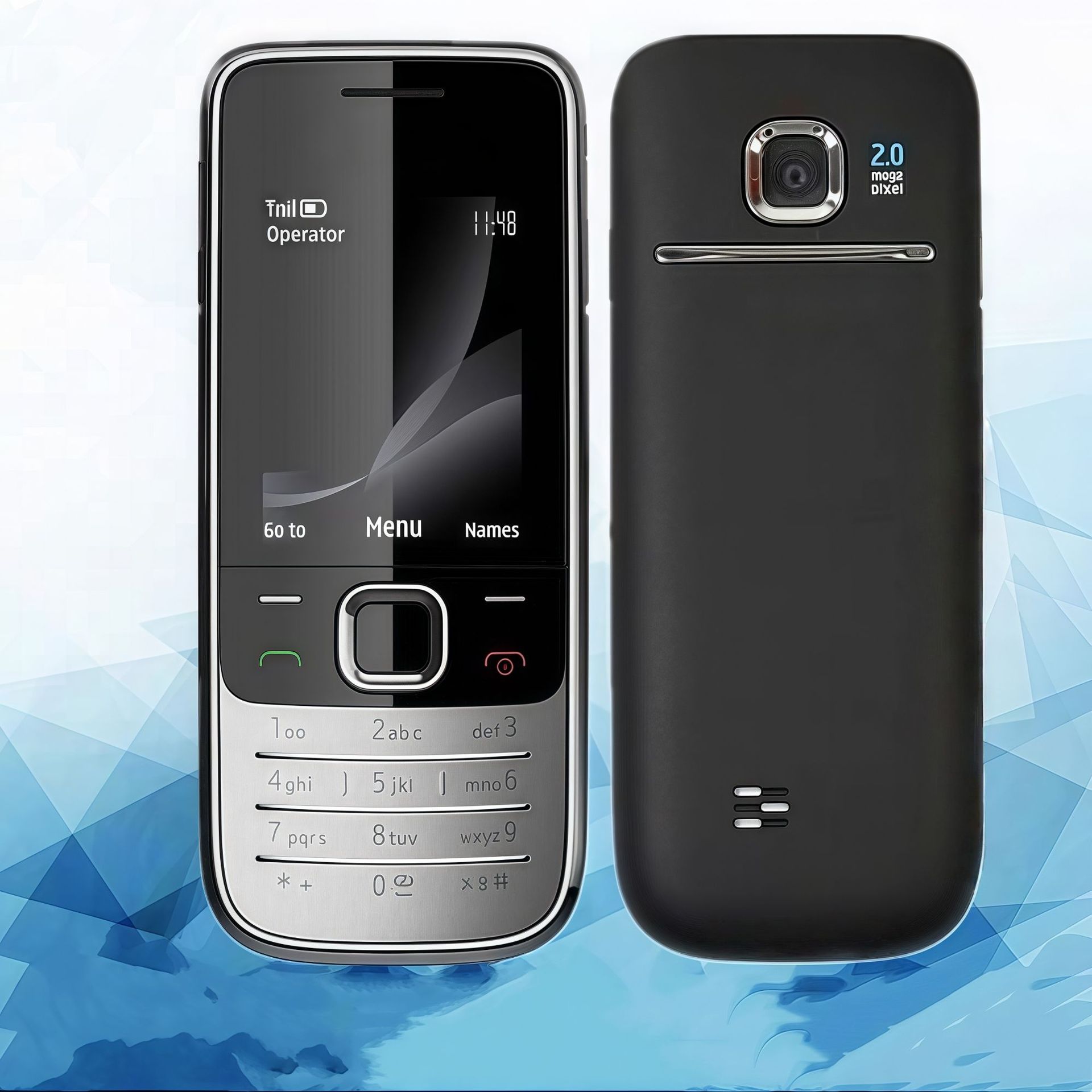 Nokia 2730c straight button Unicom 3G elderly machine elderly non-smart foreign trade mobile phone ราคา 482 บาท*ส่งฟรี