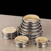 Chaoson Heat Resistant Bamboo Dim Sum Cooking Tool Kitchen Dumpling Steaming Grid Steamer Cage Kit Steaming Rack Food Steamers Cage