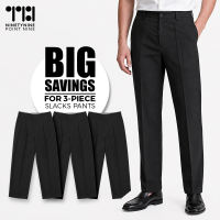 99.9 High Quality Korean Black Fashion Slacks Suit Pants for Office Ankle Cut for Casual or Formal Attire for Men [305/510/500]