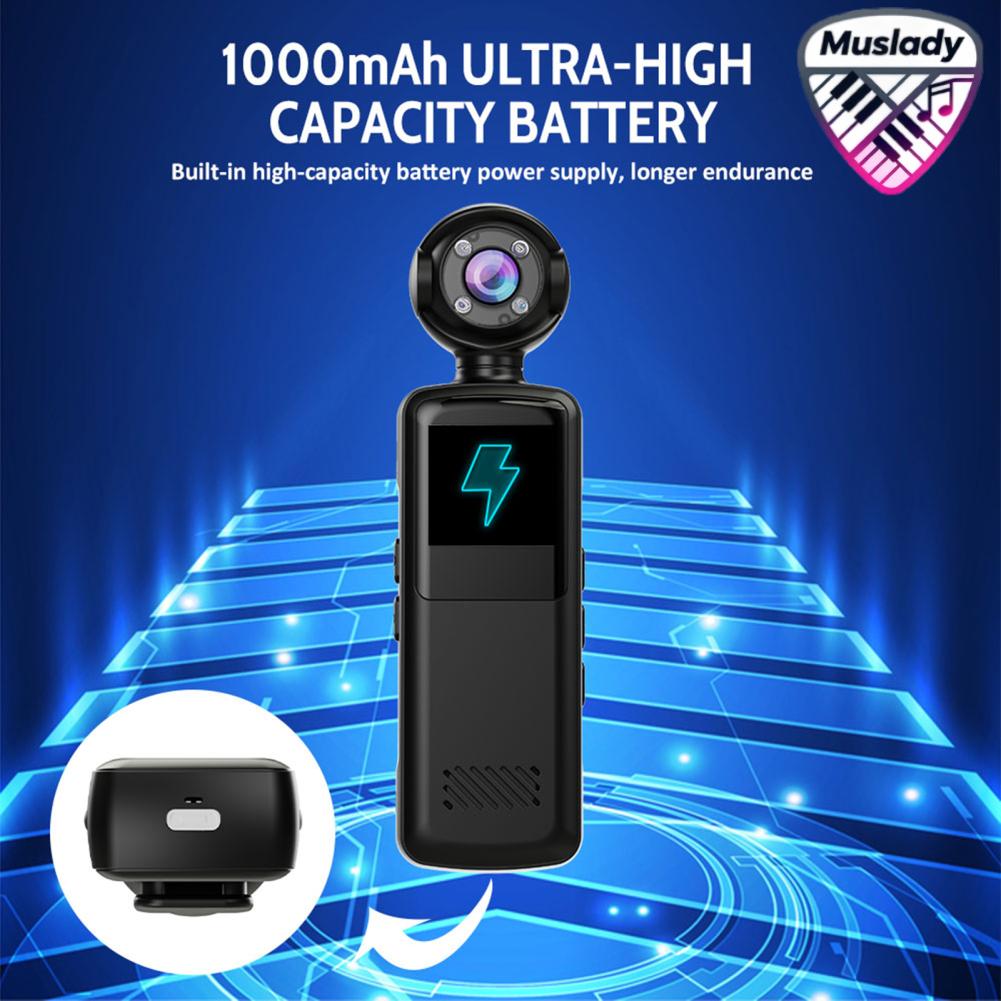 MUSLADY กล้องแอคชั่นแคมเมรา 1080P Full HD กล้องกีฬา WiFi เลนส์หมุนได้ 180° 1.5 หน้าจอ การมองเห็นได้ในเวลากลางคืน การบันทึกแบบวนซ้ำ - เหมาะอย่างยิ่งสำหรับการขี่จักรยานกีฬากลางแจ้ง การบังคับใช้กฎหมาย ราคา 602 บาท*ส่งฟรี