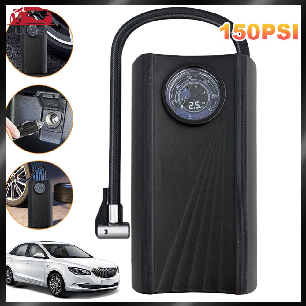 [UEB AUTO]Car Air Pump High Precision Portable Car Tyre Inflator LCD Display Electric Air Compressor for Car Motorcycle Bike Ball ราคา 135 บาท*ส่งฟรี