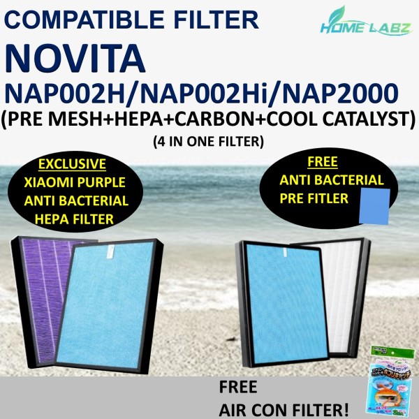 NOVITA NAP002H NAP002Hi NAP2000H Compatible Filters Singapore