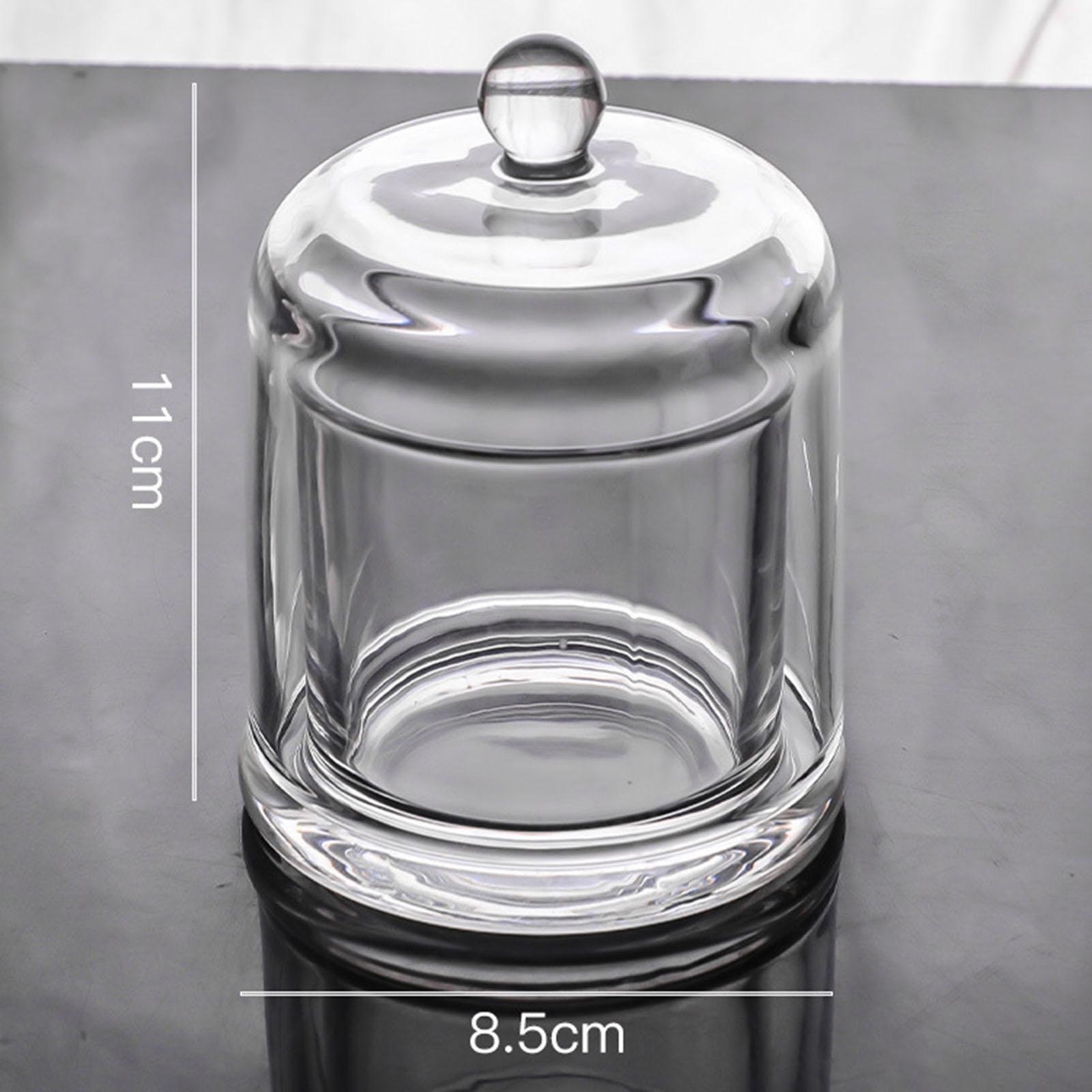 1PC Glass Jars for Candles Dome Cloche Bell Jar Scented Candle Making Kit  Candle Vessels Bulk Empty Container 190ML/220ML