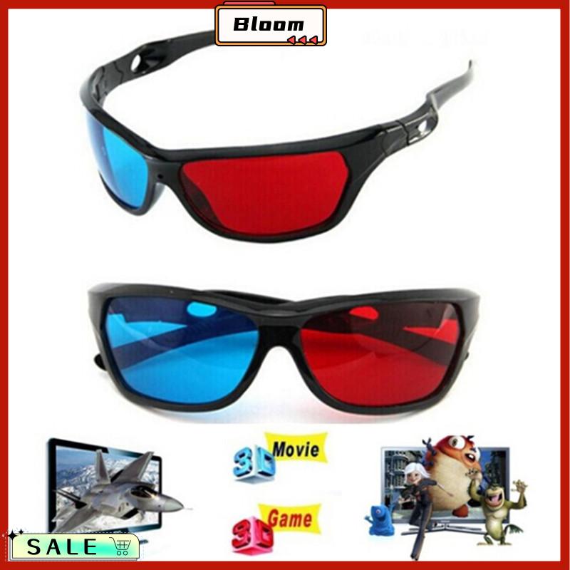Follow Get New[Bloom Z] 3D Glasses Red Blue Black Frame For Dimensional Anaglyph TV Movie DVD Game Harga  3 Ringgit*Penghantaran Percuma
