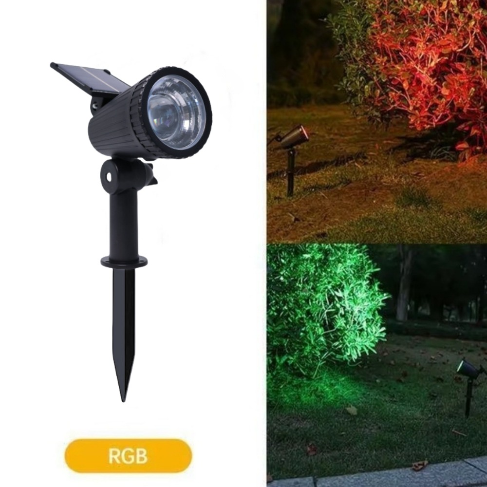 PDWATCHES 1/9LED Solar Spotlights Brightness Adjustable Waterproof IP65 Lawn Decor Lighting Durable Garden Spot Lights For Outdoor