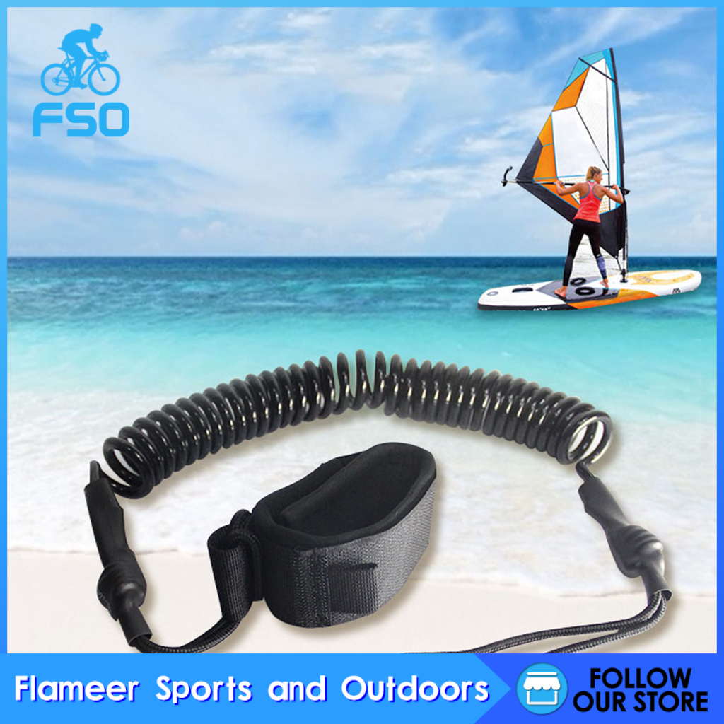 Flameer FlameerPremium Surfboard Leash Ankle SUPs Leg Rope with Padded