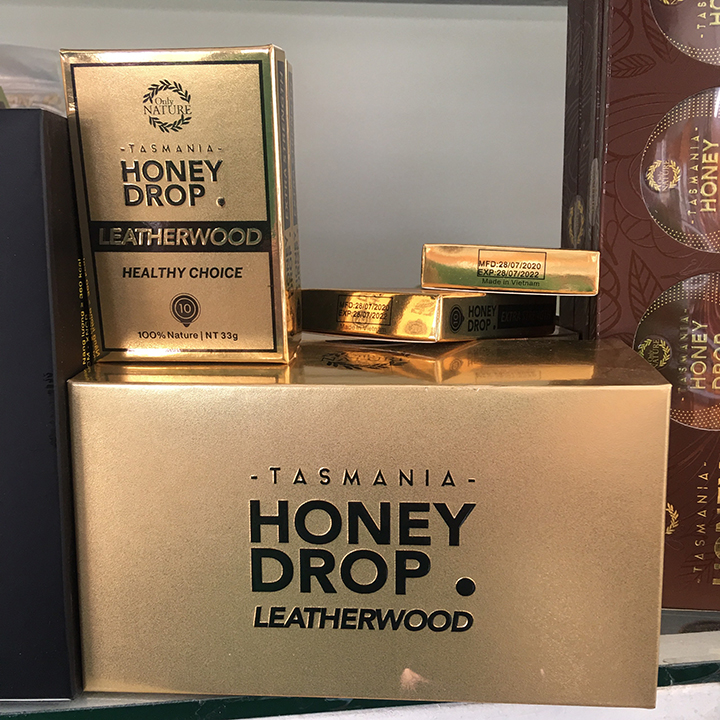 Kẹo Sả Mật Ong Honey Drop Leatherwood -hộp 10v