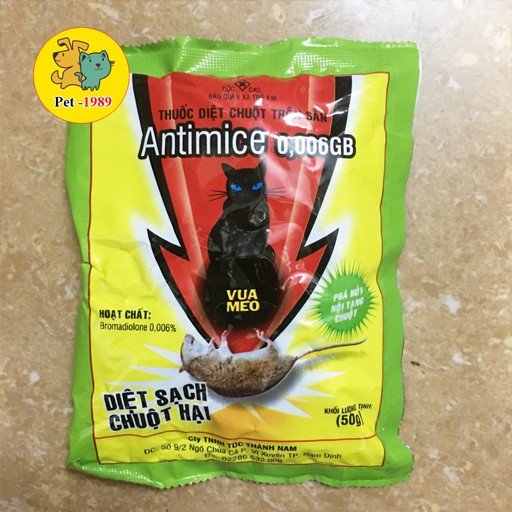  Bẫy Bả thóc diệt chuột pha sẵn 50g Pet1989 