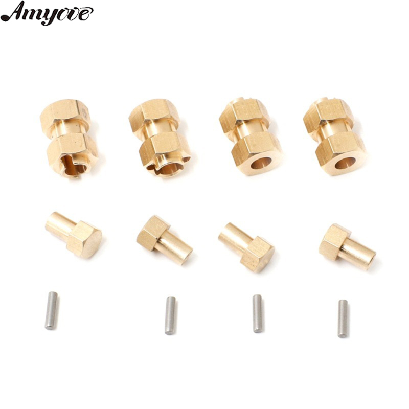 Rc Extended Wheel Hex Hub Adapter Brass Counterweight 9750 Compatible For