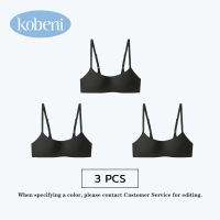 Kobeni Bra Half Cup Bra Seamless Lite 1/2 Bra Soft Mold Cup Thick 0.1cm Super Thin Bra Push up Bra