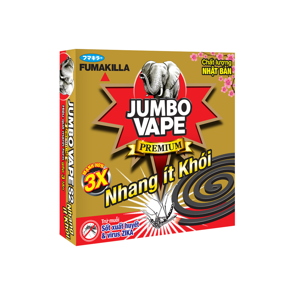 [Co.op Online] - Nhang muỗi Jumbo Vape S2 ít khói 10 khoanh