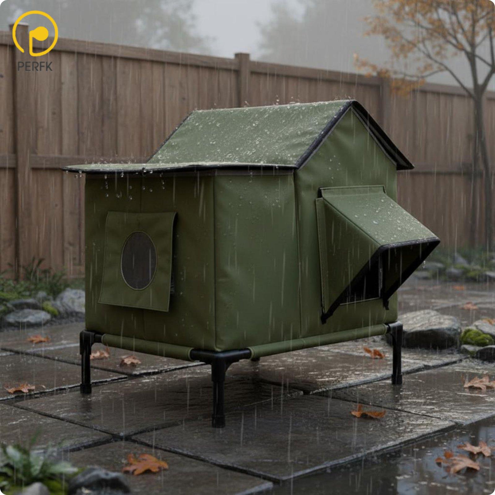 Foldable Cat Outdoor Home Large Portable Pet Tent House for Stray Cats Waterproof Shelter for Outside ราคา 47,666 บาท*ส่งฟรี