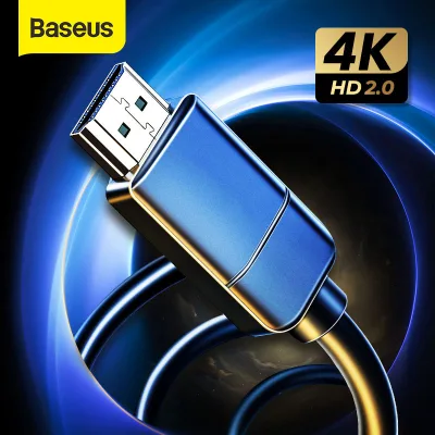 Baseus HDMI-compatible Cable 4K HD to 4k HD Cable for PS4 TV Switch Box Splitter 4K 60Hz Ultra HD HDMI-compatible Video Cabo