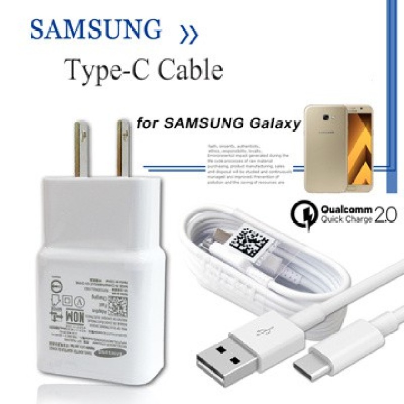 Bộ Sạc Nhanh Fast Charge Type C Samsung Galaxy 2018, A3, A5, A7, 2017, S8, S8 PLUS