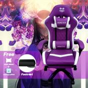 Gaming Chair | Gaming Chair with Foot Rest Chair for Gaming Gaming Chair Sale Purple