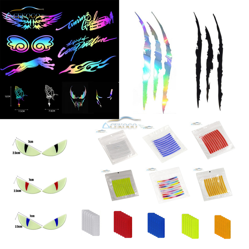 1Pc Multiple styles of stickers Car Prayer Sticker Motorcycle Reflective decals car Waterproof sticker Car Wheel Decorative Stickers Motorcycle Reflective Sticker Giá 46,000 Đồng*Miễn phí vận chuyển