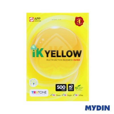IK Yellow Copier Paper A4 (80gsm x 500s)