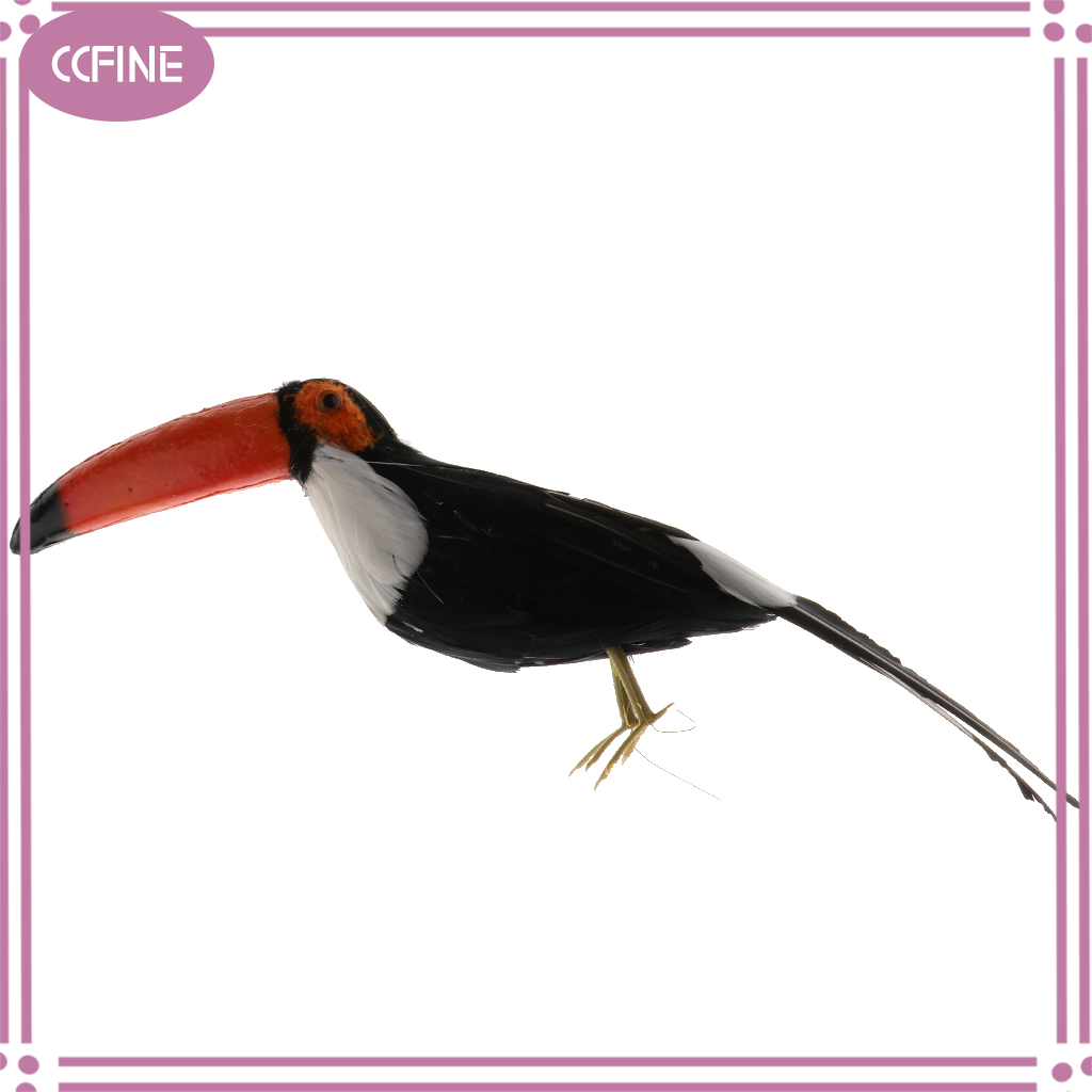 Ccfine động vật mô phỏng mô hình đồ chơi tượng nhỏ cho trẻ em trang trí Toucan