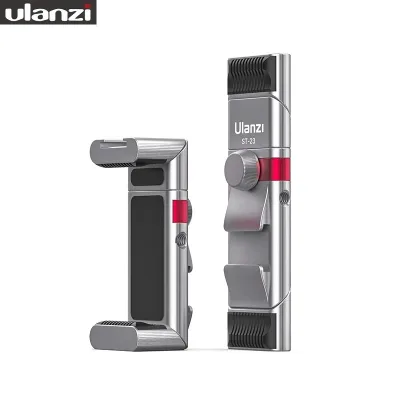 Ulanzi ST-23 Foldable Tripod Smartphone Holder with Dual Cold Shoe Mount