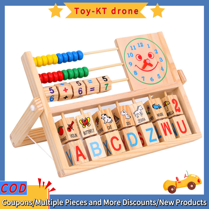 HUE ready stock Wooden Math Toys For Kids Multi