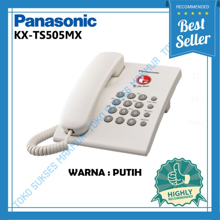 PESAWAT TELEPON PANASONIC KX-TS505MX Giá 393,000 Đồng*Miễn phí vận chuyển