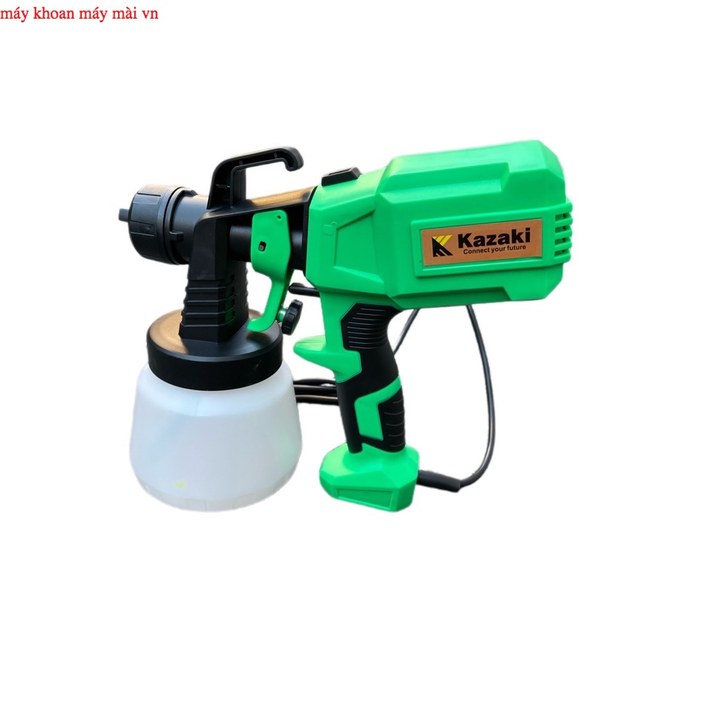 Máy Phun Sơn 380W KAZAKI CN NHẬT Công Suất Lớn Thế Hệ Mới Phun 3 Chế Độ Động Cơ Lõi Đồng máy khoan máy mài vn