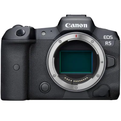 Canon EOS R5 Digital Camera with RF 24-105mm f/4-7.1 IS STM Lens +Canon EOS R Adapter*(15months Local warranty)