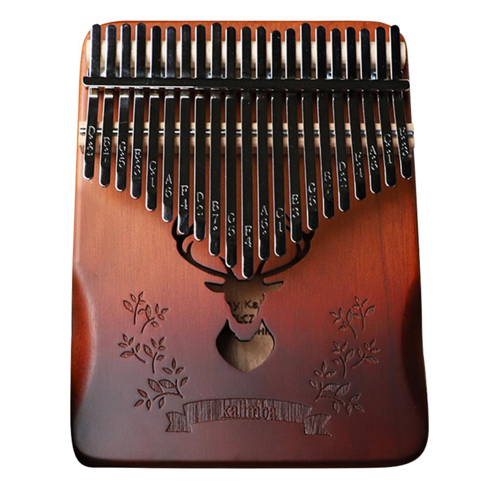 Kalimba 21 Phím Xách Tay Mbira ngón tay Piano Bao Gồm Hướng Dẫn Túi mang đồ Điều Chỉnh Búa Nhạc Cụ Trẻ Em Quà Tặng