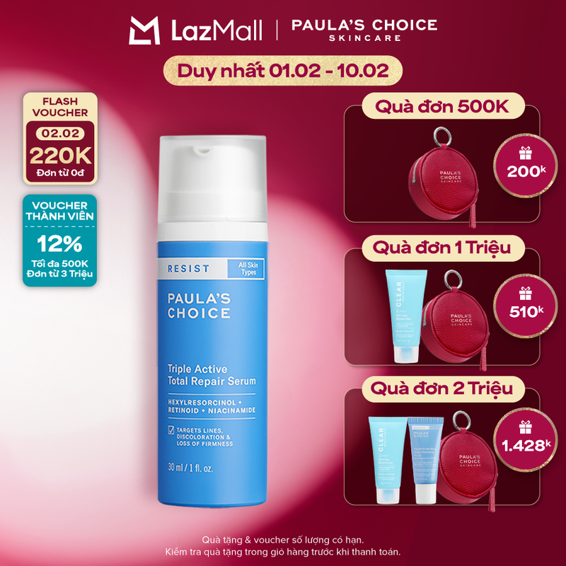 Tinh chất chống lão hóa 3 tác động Triple Active Total Repair Serum - 1020