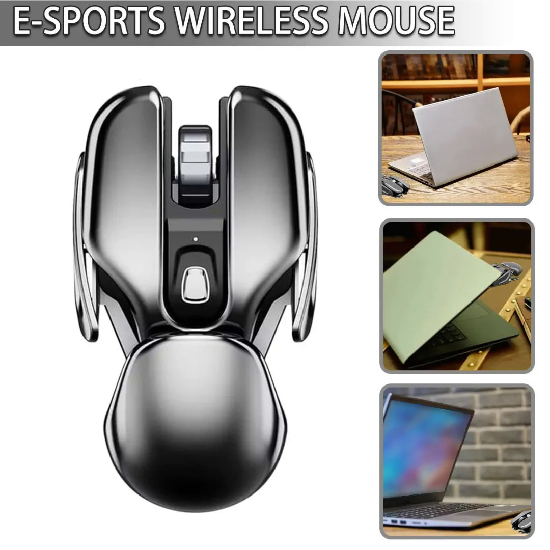 Không dây Thái kim loại chuột 2.4 GHz USB Receiver sạc tự động ngủ thông qua mạ chân không cảm thấy chất lượng cao tốt