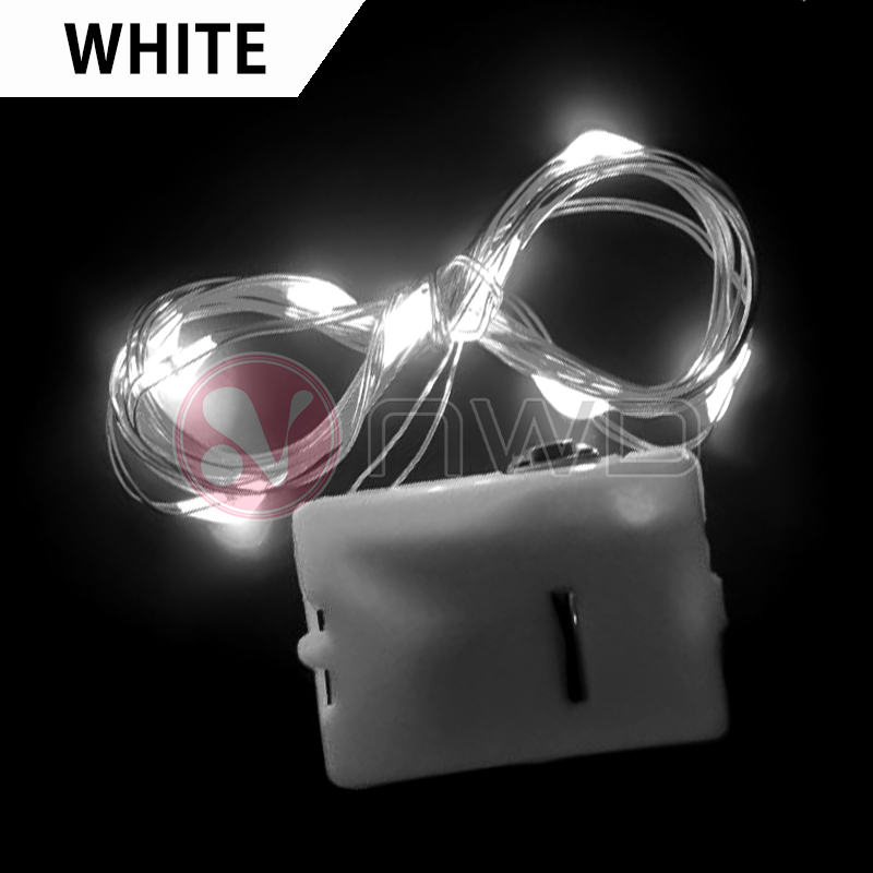 《 𝟯 𝗠𝗢𝗗𝗘𝗦 》Very Bright 10 X 20 LEDS Decoration Holiday Battery Indoor String Lighting Copper Wire Fairy Lights 装饰灯