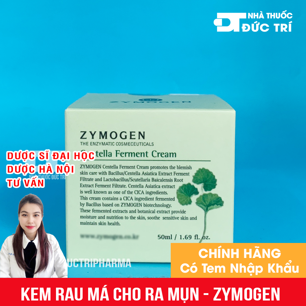 Kem rau má cho da mụn Zymogen 50ml