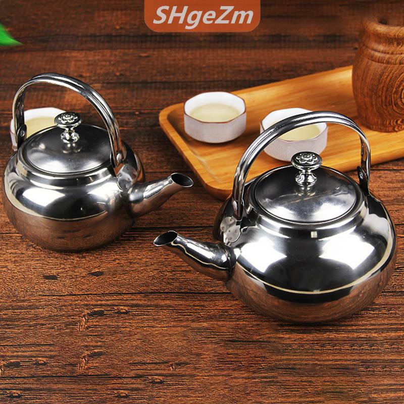 [COD] SHgeZm Thép không gỉ Ấm đun nước chịu nhiệt xử lý Stovetop nước di động Bếp gas ấm trà Đun sôi nhà bếp điện đồ nấu nướng