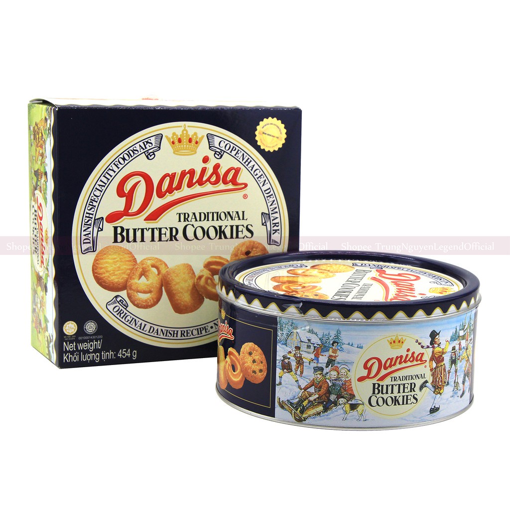 Compo Bánh Danisa đủ size 200g, 454g, 681g kèm túi