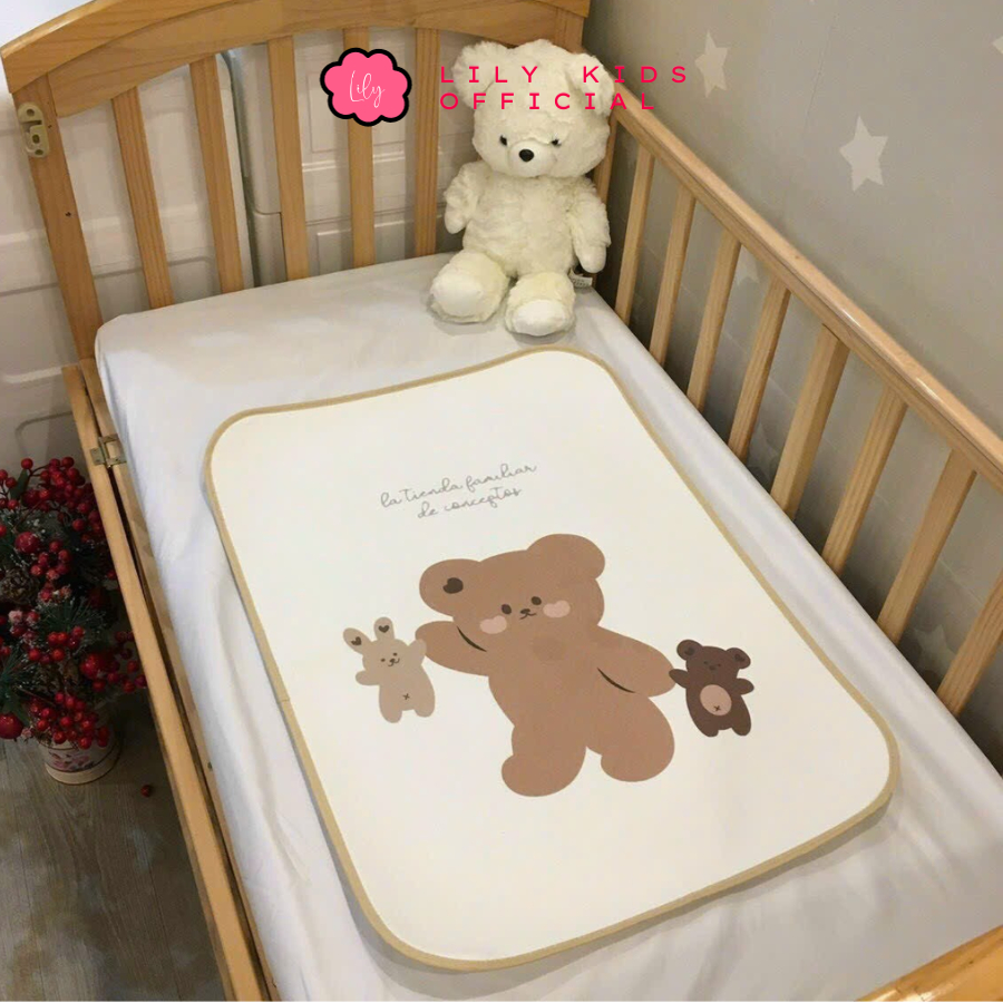 Tấm lót chống thấm thay bỉm 4D cho bé sơ sinh - Tấm lót thay bỉm 50*70CM