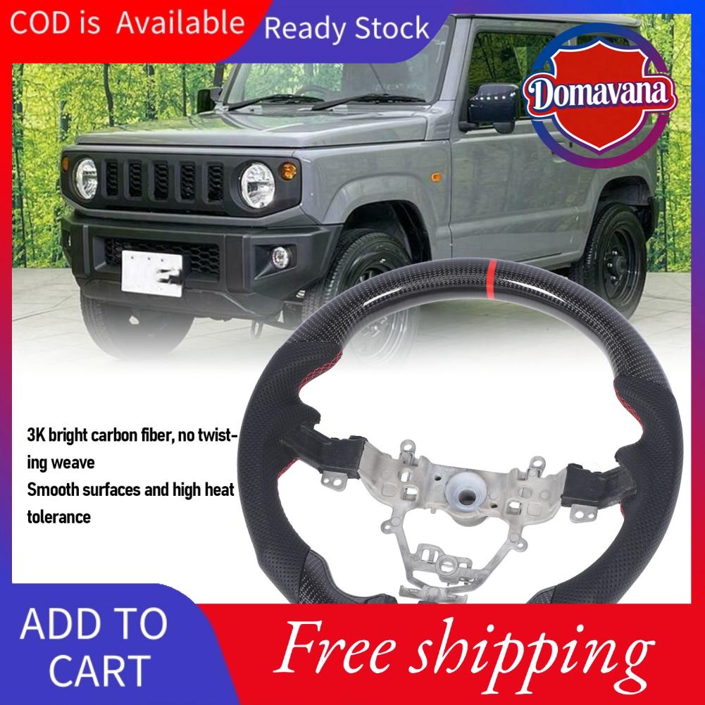 Domavana Tay Lái Phong Cách Đua Tay Lái Ô Tô Độ Bám Tuyệt Vời Sang Trọng Khâu Tay Da Đục Lỗ Cho Jimny JB64W JB74W 3 Cửa Giá 9,643,000 Đồng*Miễn phí vận chuyển