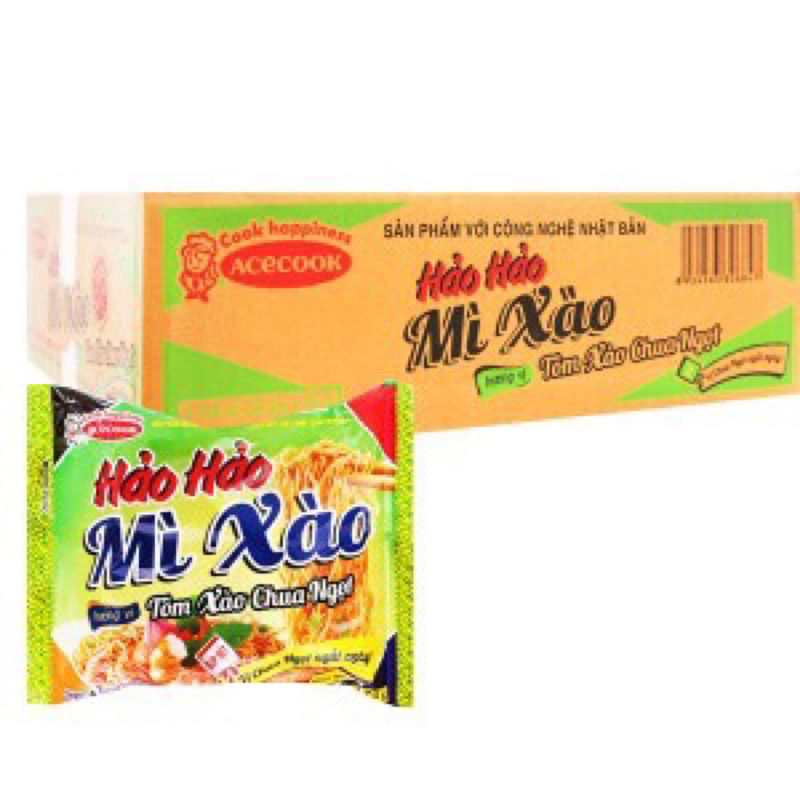 Thùng mì xào hảo hảo tôm xào chua ngọt