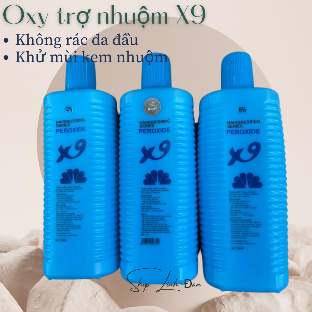 Oxy trợ nhuộm x9