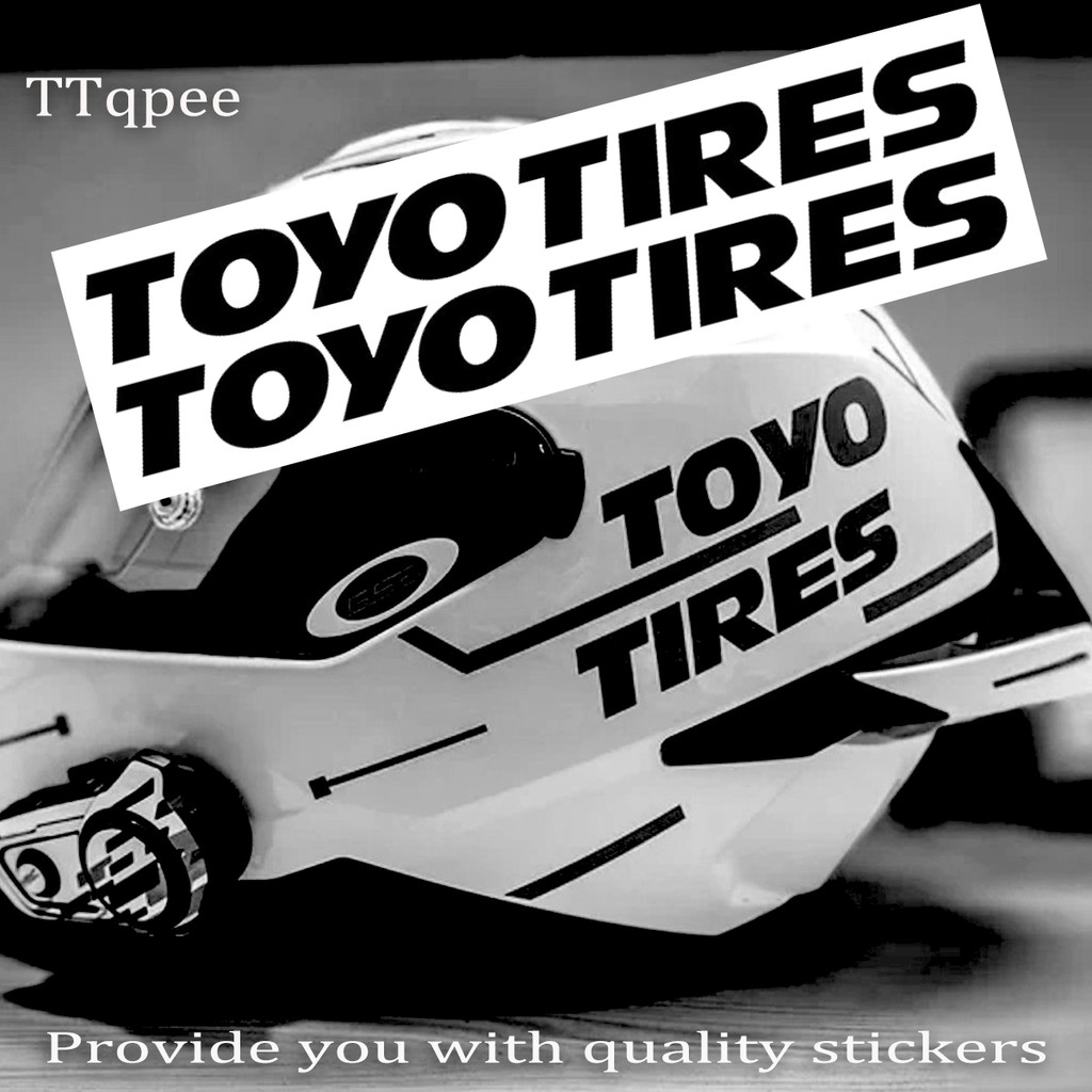 Toyo Tires Stickers Car Decoration Stickers Logo Car Decoration Reflective Vinyl Car Sticker for Mitsubishi Jeep Toyota Bmw Byd Honda ราคา 74 บาท*ส่งฟรี