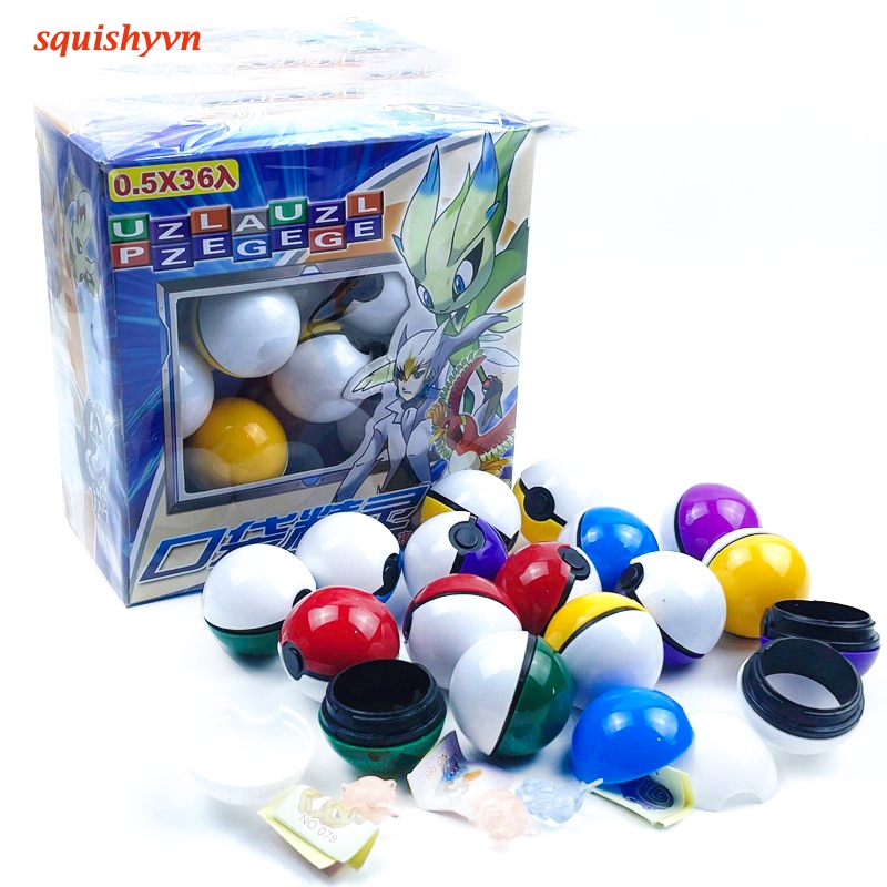 Set hộp 36 bóng pokemon - Bên trong có chứa mô hình và quà tặng - MSP970887