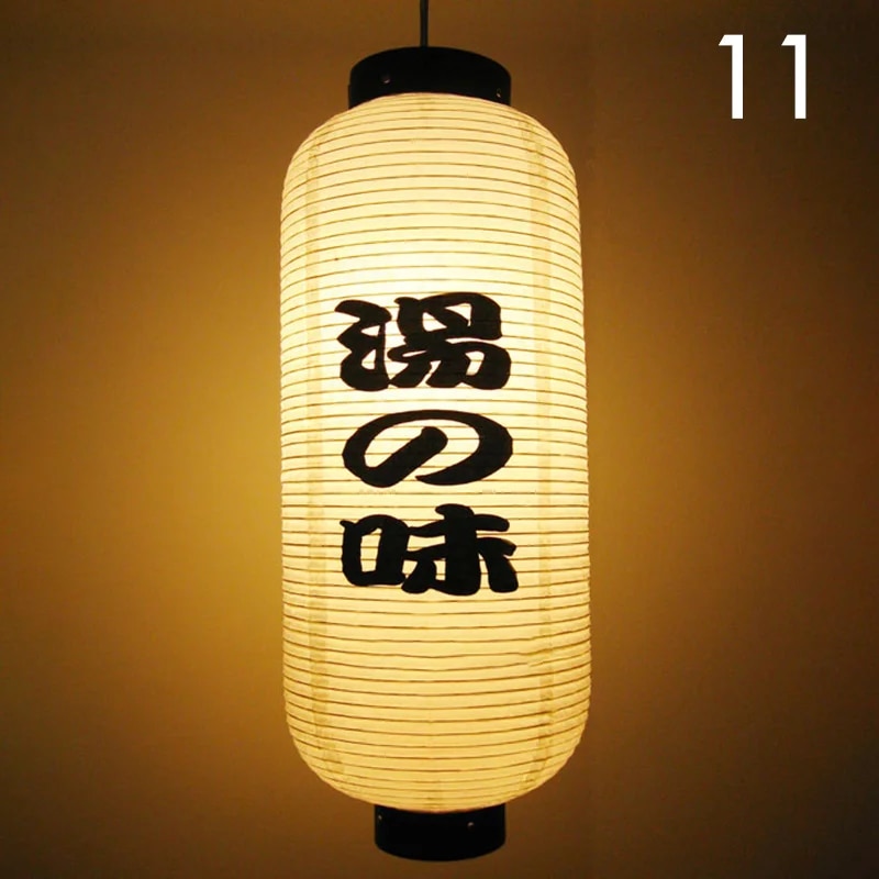 【】 20*50cm Japanese Style Lantern Waterproof Korean Lantern Sushi Sashimi Cuisine Izakaya Decor Lantern Restaurant Pub Decor Sign