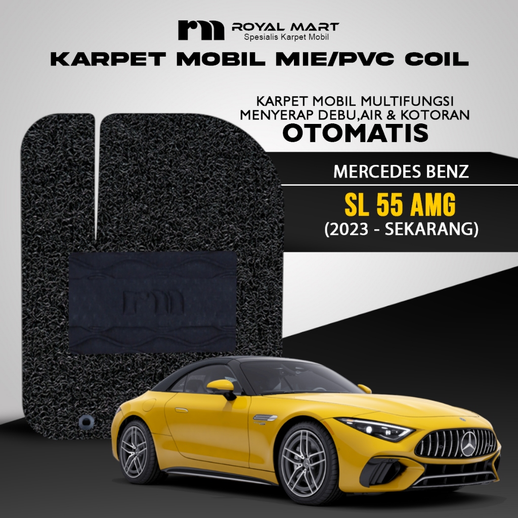 ROYAL MART KARPET MOBIL MIE PREMIUM MERCEDES BENZ SL 55 2023-SEKARANG BARIS DEPAN ONLY Harga  450,100 Ringgit*Penghantaran Percuma