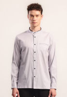 MOC - Kemeja Shanghai Lengan Panjang Pria Rizky - Grey