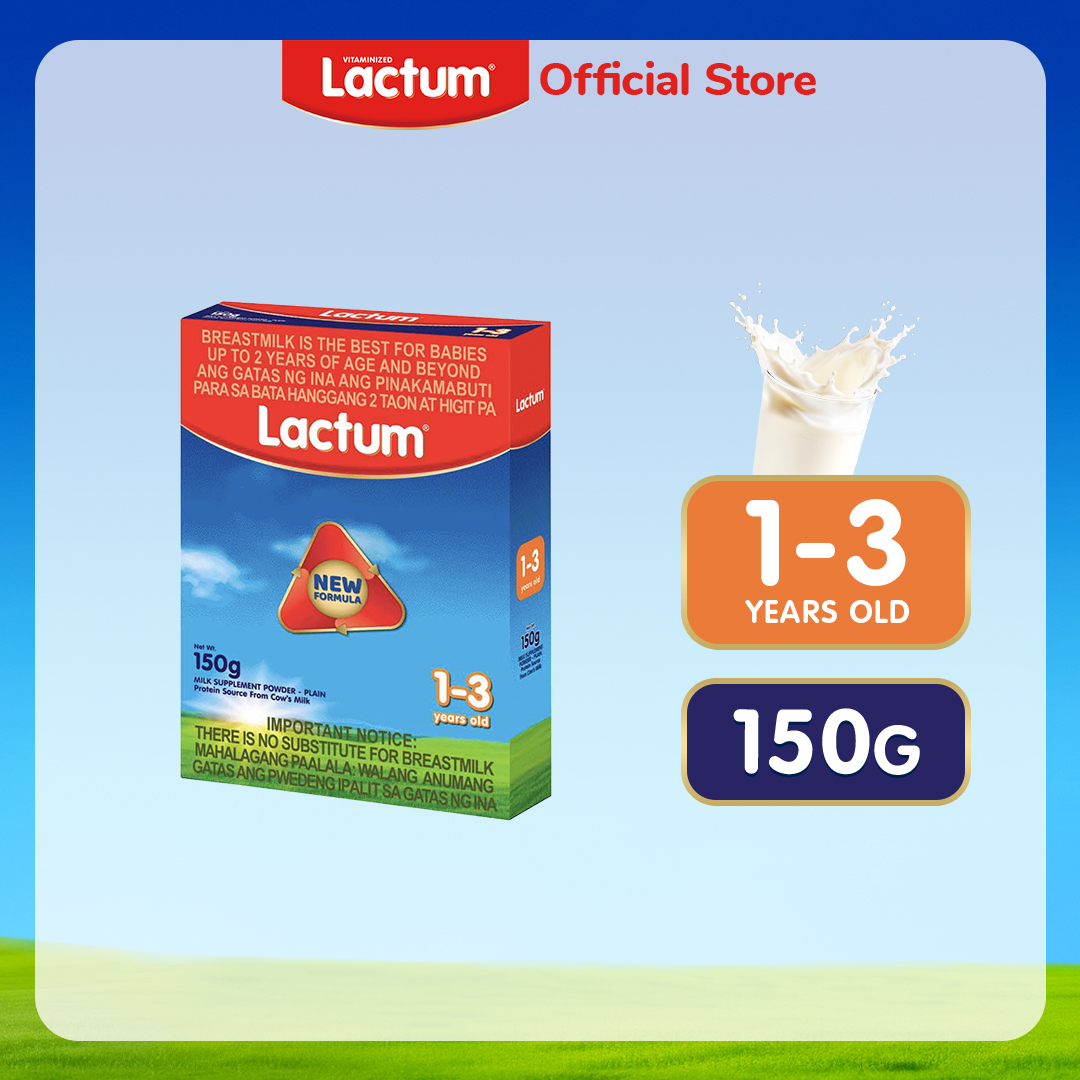 Lactum for 1-3 Years Old Plain Milk Supplement Powder 150g