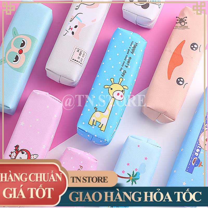 Túi đựng bút bằng vải - hộp bút vải khóa kéo dễ thương - túi đựng viết cute hộp bút học sinh nhiều hình siêu đẹp