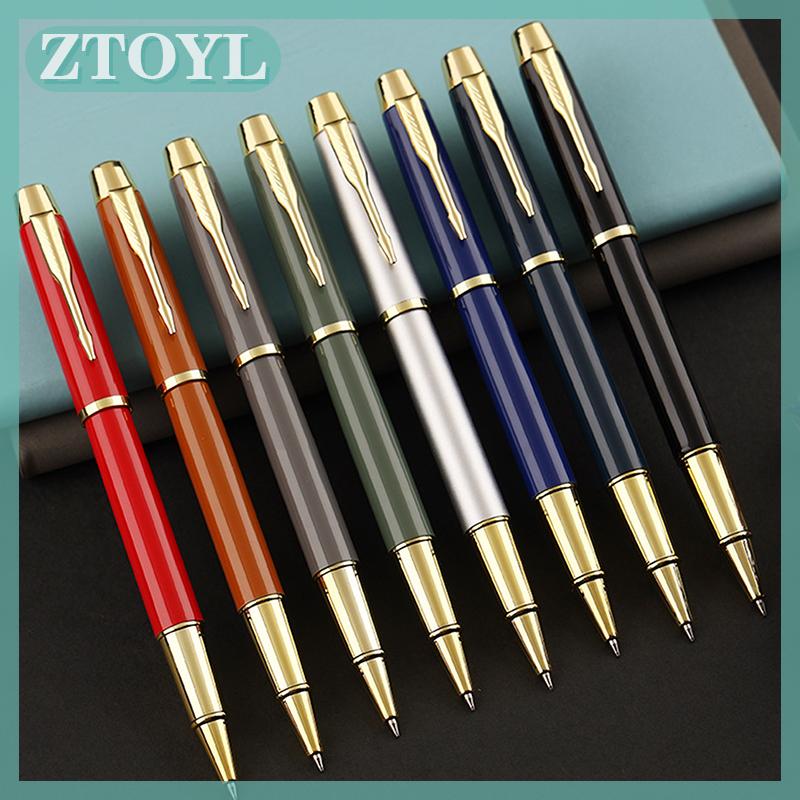 ZTOYL Kim Loại Bóng Điểm Bút Clip Chữ Ký Bút Bi Cho Kinh Doanh Văn Phòng Văn Phòng Phẩm Quà Tặng Thương Mại Bút