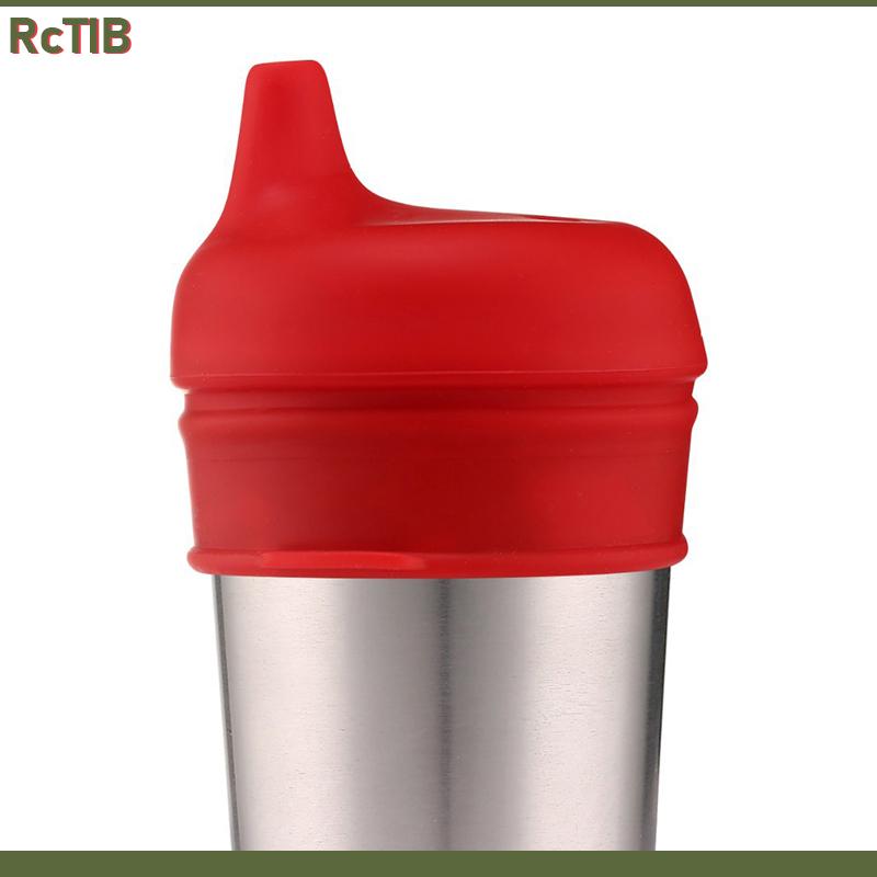 RcTlB Trẻ em bé Silicone sippy cup có nắp đậy đầy màu sắc co giãn leakproof rơm cup bìa với nhô ra rơm lỗ nắp chai Giá 32,633 Đồng*Miễn phí vận chuyển