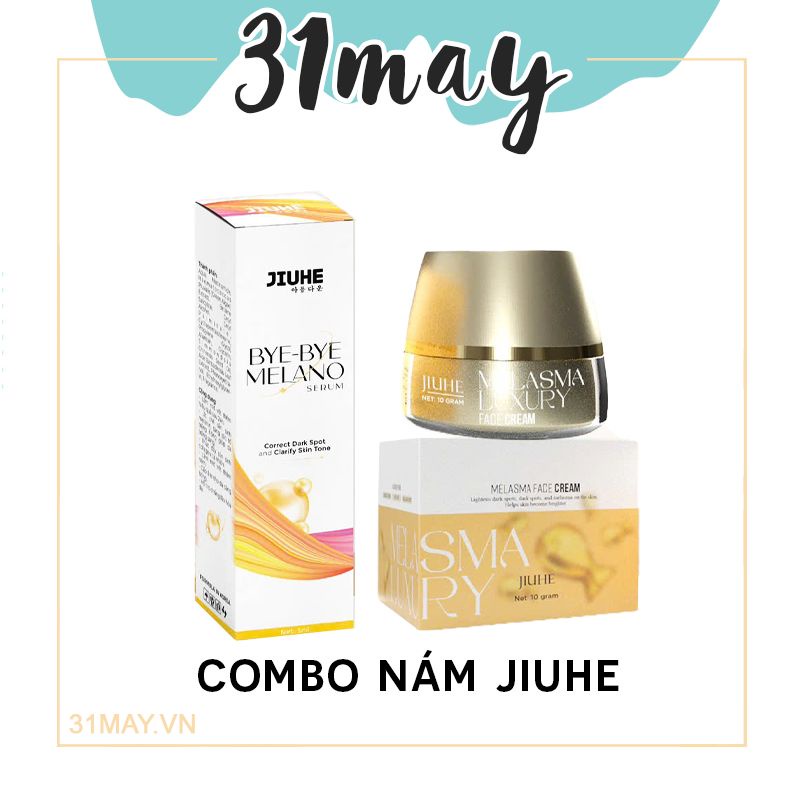 Kem Face Nám Melasma Luxury Jiuhe + Serum Nám Bye Bye Melano Jiuhe Thanh Tô Cosmetics Chính Hãng