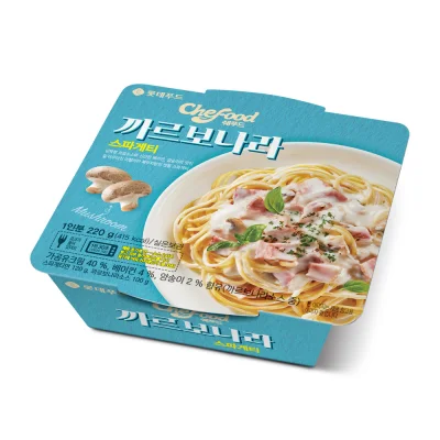 [Lotte Chefood] Square Korean Premium Flavored Spaghetti 200g [Bolognaise, Carbonara, Pomodoro] | KJF Mart